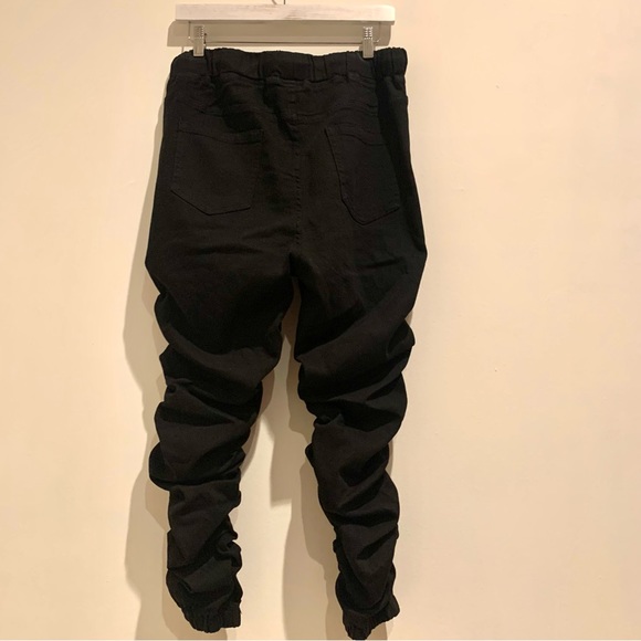 SHEIN Curve 1XL Ruched Joggers Draw String Black - Picture 2 of 9